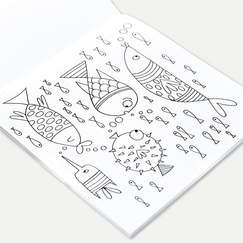 Under the Sea Mermaid Colouring Book