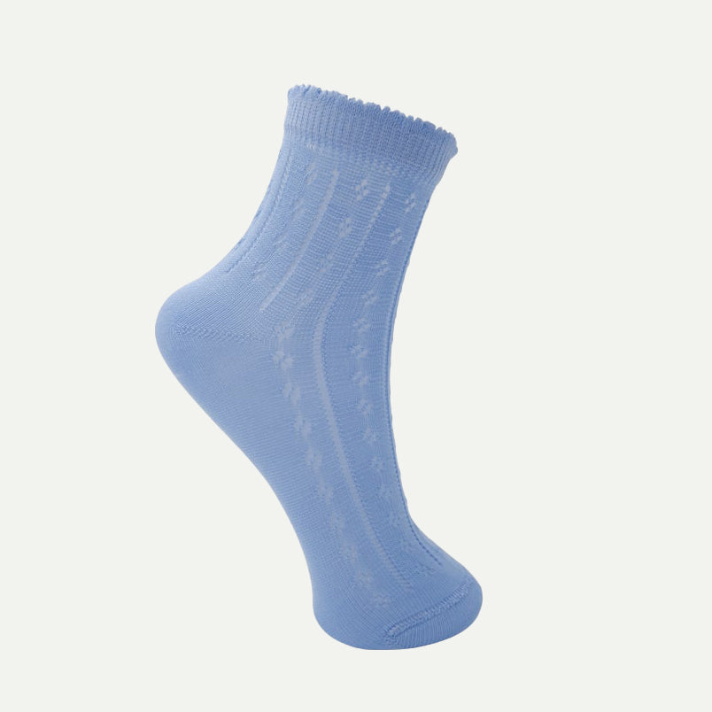 Sky Blue Kissa Socks