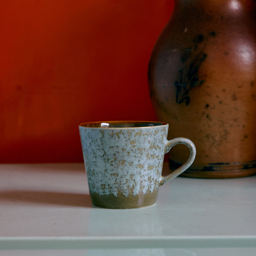 70's Ceramics Verdigris Cappuccino Mug