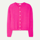 Fluorescent Rose Chine Vitow Cardigan