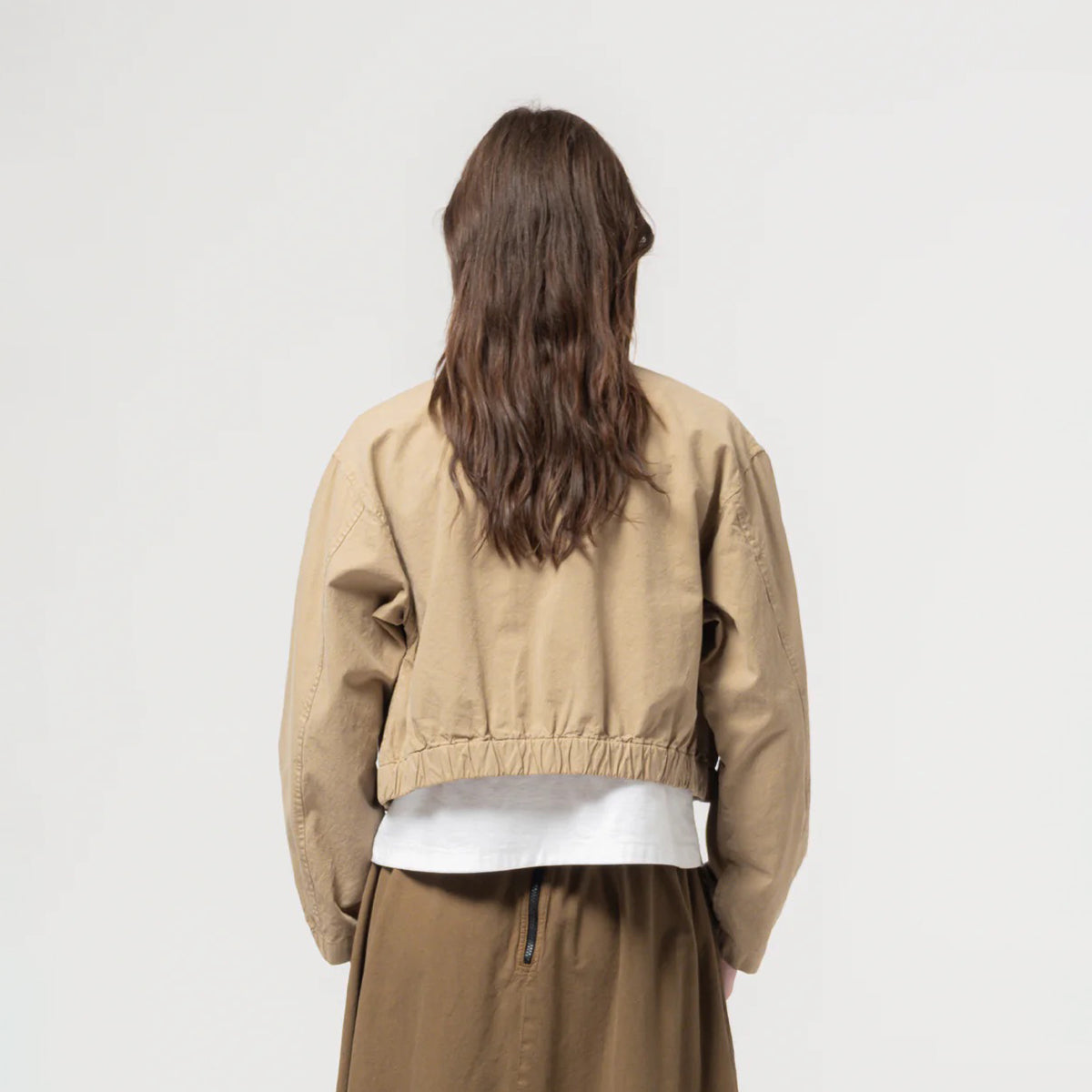 Kelp Cropped Artisan Shirt