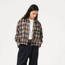 Navy/Wheat Cobain Check Cubic Shirt