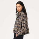 Navy/Wheat Cobain Check Cubic Shirt