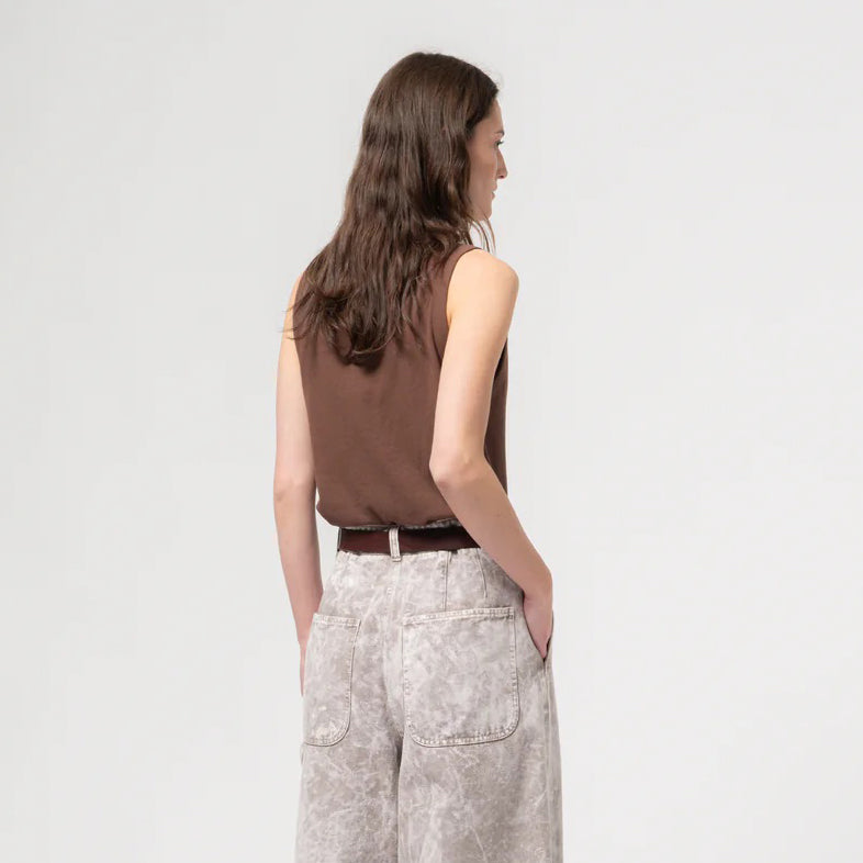 Aztek Brown Johnny Tank Top