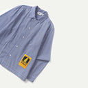 Blue Gingham Waiter Shirt