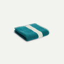 Petrol Blue Stripe Wash Cloth