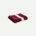 Burgandy Stripe Wash Cloth