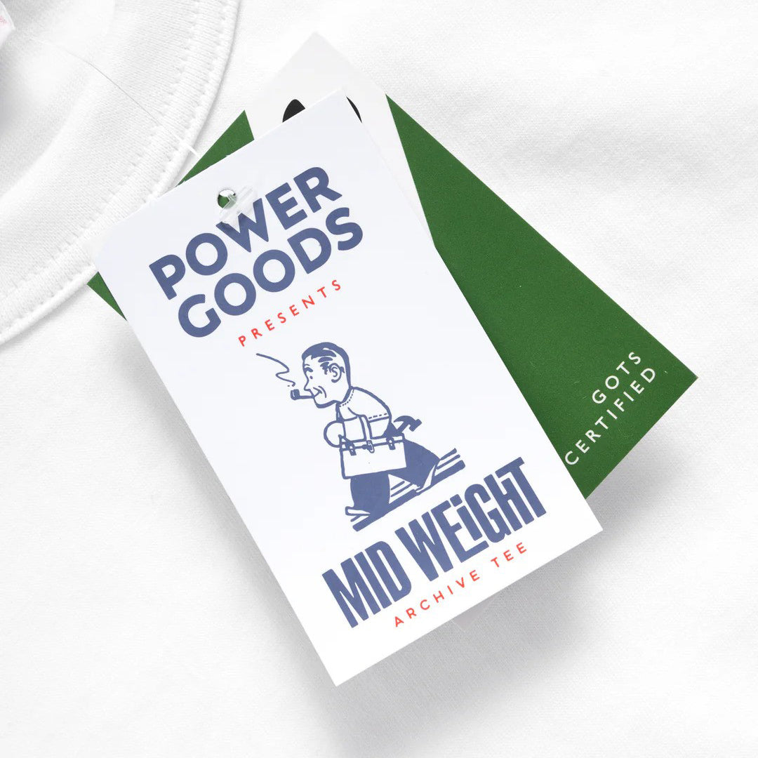 Power Goods White Archive T-Shirt