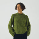 Willow Green Donegal Wool Sweater
