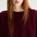 Wine Dorou Knit Jumper