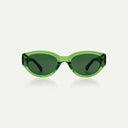 Light Olive Transparent Winnie Sunglasses