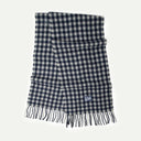 Willow Gingham Wool Scarf