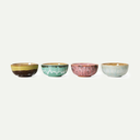 Modernist 70's Ceramics XS bowls (set of 4)