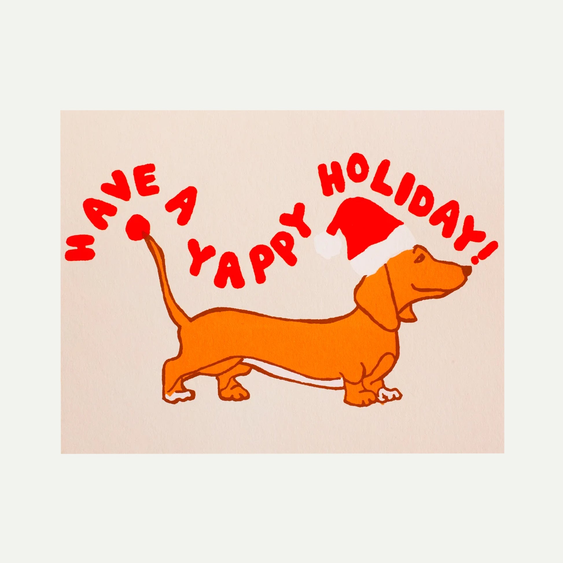Alphabet Studios Yappy Holidays Greeting Card