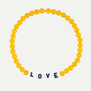 Yellow Chalcedony Love Bracelet