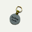 Acid Green Feeling Lush Smilie Key Fob