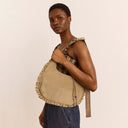 Sand Ziggy Frill Bag