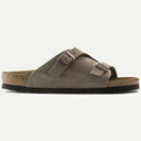 Taupe Zuede Leather Zurich Sandal